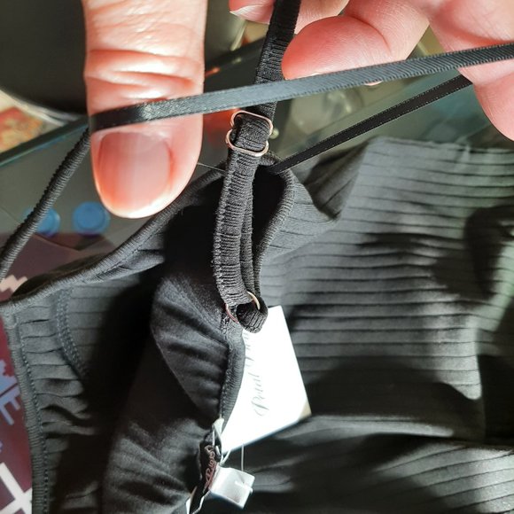 Petal Dew Ribbed Tank Built In Bra - Picture 5 of 5